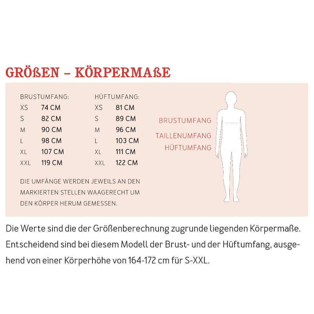Papierschnittmuster Pyjama Frau Hilda XS-XXL